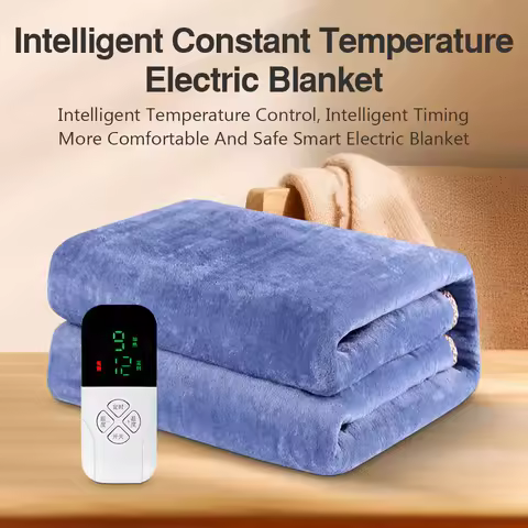 220V Electric Blanket Heating Level Heated Travel Blanket for Car Outdoor Traveling Camping Pad 80x1