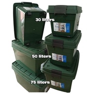 30L , 50L , 75L Viva Storage Box High Lid With Rolling Wheels