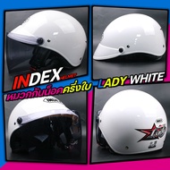 *New*หมวกกันน็อค ทรงครึ่งใบ INDEX LADY มีสีให้เลือกหลายสี ราคาถูกที่สุด!!