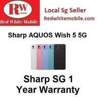 Sharp AQUOS Wish 5 5G 8/256GB-Sharp SG 1 Year Warranty
