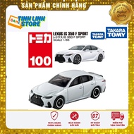 Tomica No.100 Lexus IS 350F Sport Car Model – 1/65 Scale – Takara Tomy Genuine Paper Box
