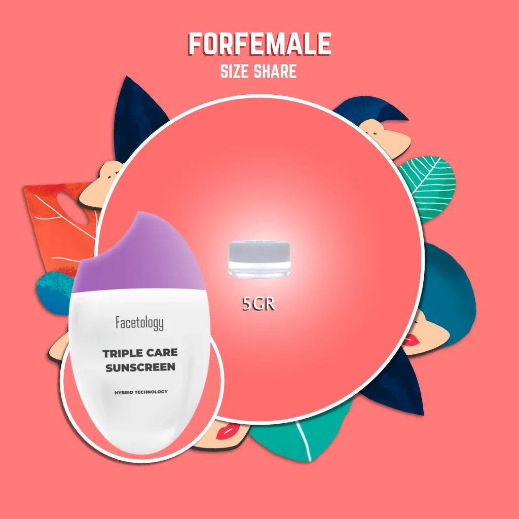 ( SHARE IN JAR) FACETOLOGY sunscreen 5ml