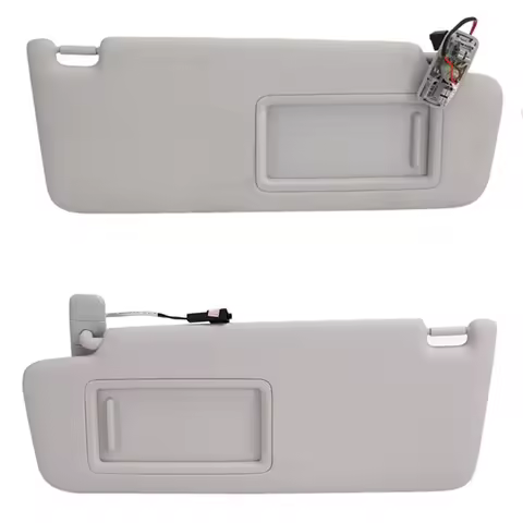 RR-Car Inner Sun Visor With Vanity Mirror 5G0857552CQ 5G0857551AJ For VW Golf MK6 2009-2012 MK7 5G 2