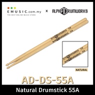 Alpha Drumworks 55A Natural Drumstick | Emusic