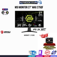 [ผ่อน 0% 6 ด.]MSI MONITOR 27" MAG 275QF(IPS 2K 180Hz)/ประกัน 3 Years