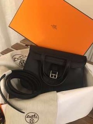 全新愛馬仕Hermes halzan mini 全黑swift皮 孫芸芸同款同色