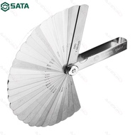 SATA Filler Gauge Stainless Steel With Gap Straightness Measuring Tool 32Pc.Feeler Gauges Set 0.02-1