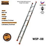 Winner Ladder Heavy Duty Aluminium Ladder (Single Pole/ Double/Triple Extension - Tangga Aluminium)