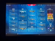 Valorant帳號 急放平放 多刀皮膚