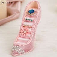 Devoko Prettyia Pink High Heel Shoe Jewel Holder Display for Home Decor Store Sell