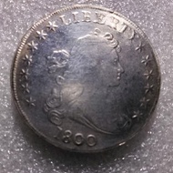 Koin kuno Amerika Liberty 1800