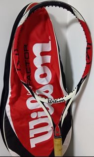 Wilson PRO STAFF V7 K Factor six one Tour 90 US Ver. 340gG3 4 3/8 3號拍柄有原裝網球拍袋 現加送Wilson NXT 17 Tenni
