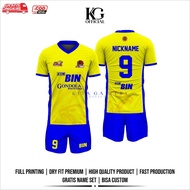 COD JERSEY SETELAN OLAHRAGA BAJU VOLI PRIA DAN WANITA STIN BIN FULL PRINTING Gratis custom Nama dan 