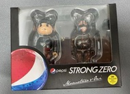 100% Bearbrick Pepsi Strong Zero Momotaro & Oni