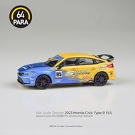 PARA 1: 64 Honda Civic Type R FL5 Spoon Livery Cive Alloy Model Out of Print Car Model