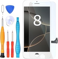 LL TRADER Screen for iPhone 8 LCD 4.7 Inch FHD Replacement 3D Touch Digitizer Assembly and Repair Ki