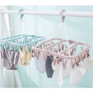 32 Clips Penyepit Baju Hanger Bra Boleh Lipat Hanger Sangkut Spender Boleh Lipat Foldable Hanger Soc