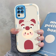 Case For OPPO A94 Reno 5F Reno5 F 5 Lite F19 Pro Phone Face Color Shockproof Anti-Fall