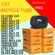 CST Bike Inner Tube Schrader Presta AV / FV Valve 12/14/16/18/20/700/24 / 26x1.95 / 1.75 / 1.50 / 1 3/8 inch Bike Inner Tube Tyre Butyl Rubber Bicycle Tire Anti Puncture Inner Tube Ultralight Bicycle parts