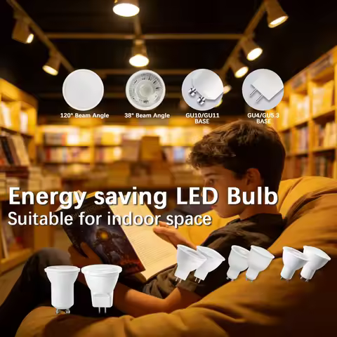 Bombilla LED Bulb Light GU11 MR11 GU10 GU4 GU5.3 AC220-240V 3W 5W 7W 12W No Flicker Lamps Equivalent