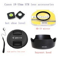 ✿Camera Cap Lens Cap Suitable for Canon EOS 700D 750D 800D 850D Accessories Lens Hood+UV Lens+Lens Cap