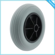 [Topowxa] Elders 8" PU Inflatable Front Wheelchair Caster Wheel Solid Small Tyre Gray