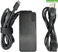 เครื่องชาร์จ USB Type C ขนาด45วัตต์สำรองสำหรับ Lenovo 2nd โยคะ Gen MTK AST SeriesChromebook 100e 300