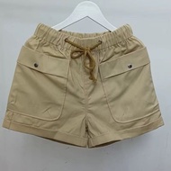 Large Pocket Casual Shorts Men's Home Outer Wear Three-point Pants Trendy Men Pure Cotton Sports Sho
