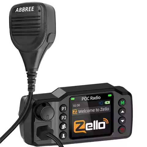 Y91A-Dual SIM For Car Radio ABBREE GP-8900 Plus Mini POC Network Zello GPS Antenna Long Distance Ran