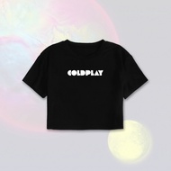 Coldplay Croptee | Coldplay Band Croptee | Coldplay Croptop | Crop Top | Oversized Crop T-Shirt| Col