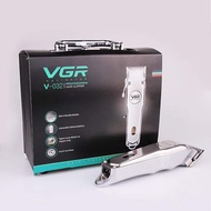 VGR V-032 Steel Cordless Clipper Professional Hair Trimmer Rechargeable Hair Clipper Stainless steel Body