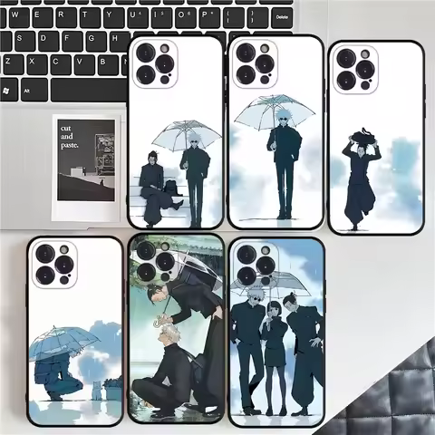 J-Jujutsu K-Kaisen Geto Gojo Anime Phone Case For IPhone 16 15 8 7 6 6S Plus X SE XR XS 14 11 12 13 