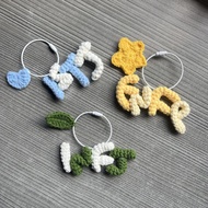 Alphabet Crochet Keychain mbti/name