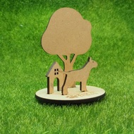 狗來富立體組合小物 牛頭梗