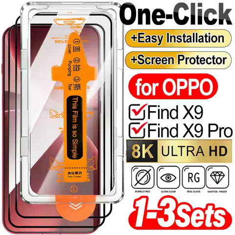 1-3sets Tempered Glass for OPPO Find X9 Pro Screen Protector for Oppo Find X9 Pro Hardness Protectiv
