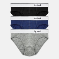 Byford 3pcs Men Mini Briefs Cotton Rib Classic BMB338686