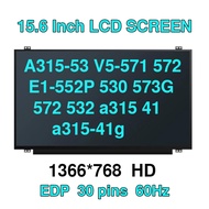 Replacement A315-53 V5-571 572 E1-552P 530 573G 572 532 a315 41 a315-41g Notebook LCD Screen