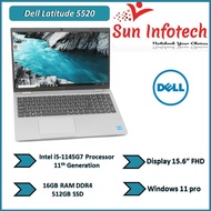 Dell Latitude 5520 Business Laptop | 15.6” FHD IPS | i5-1145G7 16GB 512GB Windows 11 pro Ms Office [