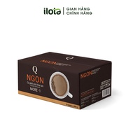 Thùng cà phê sữa hòa tan NGON Trần Quang 10 bịch x 60 gói hoặc 21 bịch x 24 gói