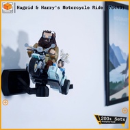 Wall Mount For Lego Hagrid & Harry's Motorcycle Ride (76443)