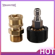 【Yinahiut001】Pressure Washer Adapter Set M22 To 1/4 Inch Quick Connect Kit, M22 14Mm To 1/4 Inch Qui