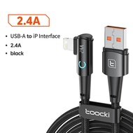 Toocki Cáp USB Lightning cho iPhone 14 13 12 Pro Max x XS XR 8 7 cộng với iPad nhanh chóng sạc cáp s