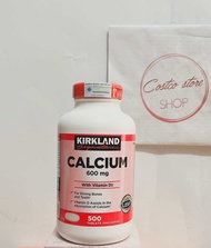 Viên uống canxi kirkland calcium 600mg + D3 500 viên của mỹ date 2027
