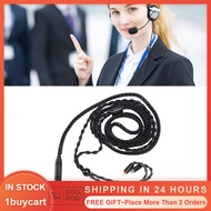 1buycart Gugxiom 4.4mm to 2 Pin IEM Earphone Cable  16 Core Silver Plated Replacement Audio Upgrade 