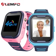 สมาทวอช LEMFO G4H 4G Kids Smart Watch GPS Wifi Ip67 Waterproof 650Mah Big Battery 1.4 Inch Display Camera Take Video Smartwatch Kids สมาทวอช Blue