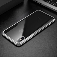Baseus Luxury Plating Soft Silicone Case For iPhone Xs Max Xr X Ultra Thin TPU Protective Case For i