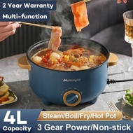 【Lowest Price】Non Stick Multi Cooker 4L Electric Cooker Hot Pot Multifunction Cooker Electric Pot El