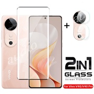 Vivo V40 Pro 5G 2in1 Hot Bending 3D Screen Protector Tempered Glass For Vivo V40 Pro V40Pro 5G Scree