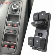 UPSTOP Car Window Lifter, 8 Pins ABS Window Control Switch, Auto Accessories Chrome 5ND959857 Master Electric Window Switch for VW/ Jetta /Tiguan /Golf /GTI MK5 MK6 Passat