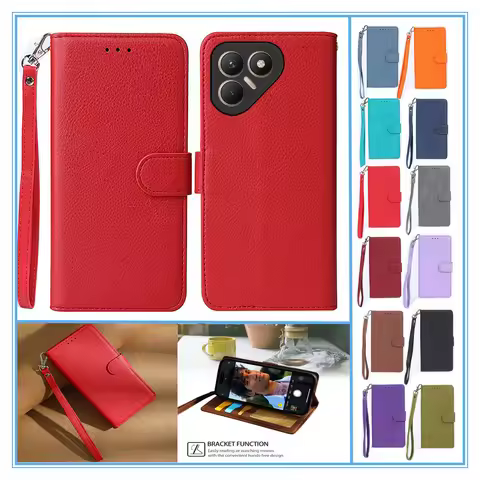 Wallet Flip Case For Tecno Pova 7 5 6 4 Neo 2 3 Pro Ultra Pop 8 9 10C Phantom X2 X 4G 5G Cover Book 